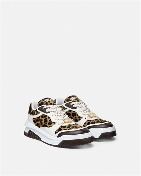 versace animal print sneakers|Leopard Odissea Sneakers Animalier .